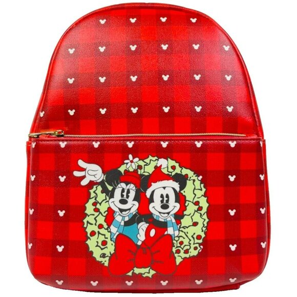 Loungefly Handbags - Disney 100 Mickey & Minnie Mouse Christmas Mini Backpack Loungefly Funko